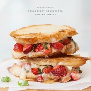 Strawberry Bruschetta Grilled Cheese