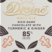 Divine Turmeric & Ginger 85% Dark Chocolate