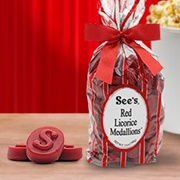 See's Red Licorice Medallions