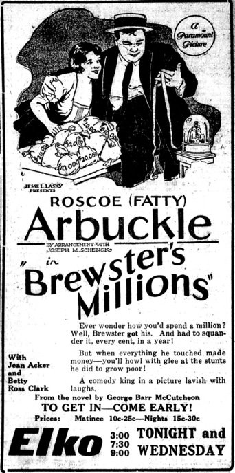 Brewster's Millions (1921)
