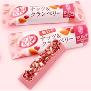 Kit Kat Nutty Ruby Chocolate Bars