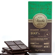 Venchi Ecuador Organic 100% Chocolate Bar