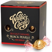 Willie's Cacao Sea Salt Caramel Black Pearls