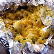 Foil Cheesy Egg Bake