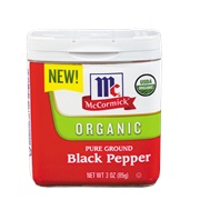 Organic Ground Black Pepper