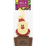 Cocoba Santa Milk Chocolate Spoon