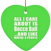 Bocce Ball Player Ornament