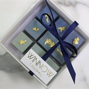 Winnow Navy Ombre Cube