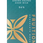 Fruition Spring Salted Dark Milk 56% Chocolate Bar