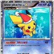 Snow Pikachu X
