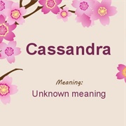 Cassandra