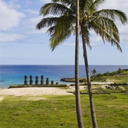Anakena Beach, Easter Island