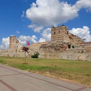 Theodosian Walls. Istanbul, Turkey