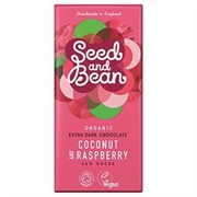Seed & Bean Coconut & Raspberry Dark Chocolate