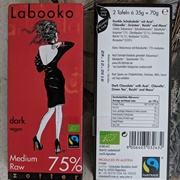 Zotter Labooko Dark Medium Raw 75%