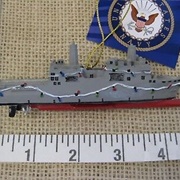 Navy Ship Ornament