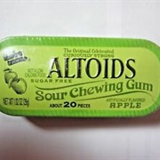 Altoids Chewing Gum Sour Apple