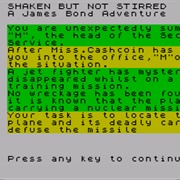 Shaken, but Not Stirred