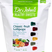 Dr. John's Classic Fruit Lollipops