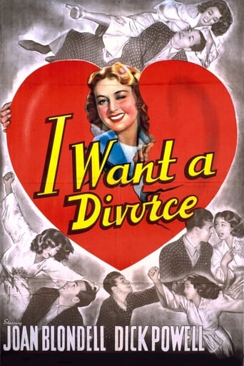 I Want a Divorce (1940)