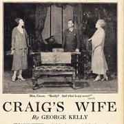 Craig&#39;s Wife