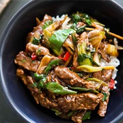 Ginger Beef Stir Fry
