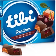 Tibi Pralines Black Cherry & Choco Cream