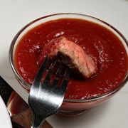Ketchup on Steak