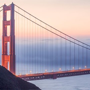 Foggy Sunrise, Golden Gate Viewpoint, CA