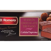 El Romero Turron Chocolate Trufado