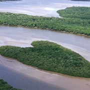 Heart-Shaped Island, Vaza-Barris River, Brazil