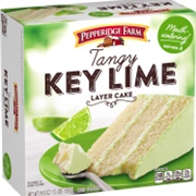 Frozen Tangy Key Lime Layer Cake
