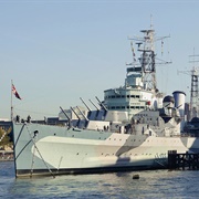 HMS Belfast, C-35, London, England