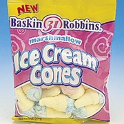 Baskin Robbins Marshmallow Ice Cream Cones