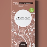 Cocoafair 71% Dark Chocolate & Ginger