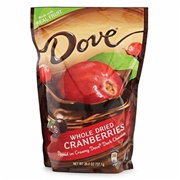 Dove Whole Dried Cranberries in Dark Chocolate