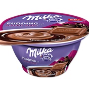 Milka Pudding &Chocolate Sauce