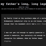 My Father's Long, Long Legs