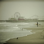 Sunrise, Surfers, Santa Monica, CA