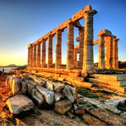 Temple of Poseidon. Cape Sounion, Greece