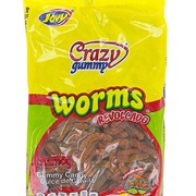 Jovy Crazy Gummy Worms Revolcado