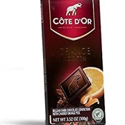 Cote D'Or Orange Noir 70% Tablet