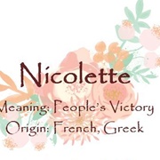 Nicolette