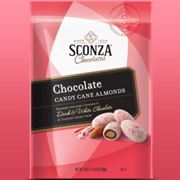 Sconza Chocolate Candy Cane Almonds