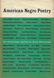 American Negro Poetry (Arna Bontemps)