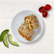 Chipotle Chicken, Scrambled Egg, & Avocado Wrap