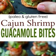 Cajun Shrimp Guacamole Bites