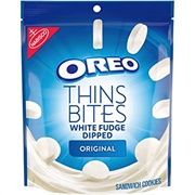 Oreo Thins Bites White Fudge Dipped