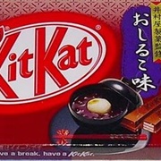 Kit Kat Red Bean Soup