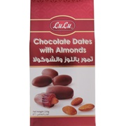 Lulu Chocolate Dates With Almonds
